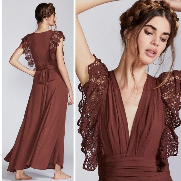 - Jen's pirate booty ×free people Poppy Wrap Maxi Dress - Picture 3 of 7